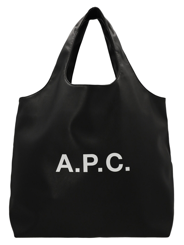 Black polyethylene tote bag-null