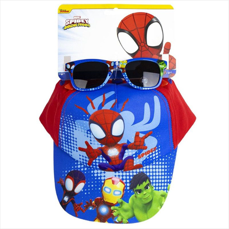 Spidey cap and sunglasses set 2200010452-null
