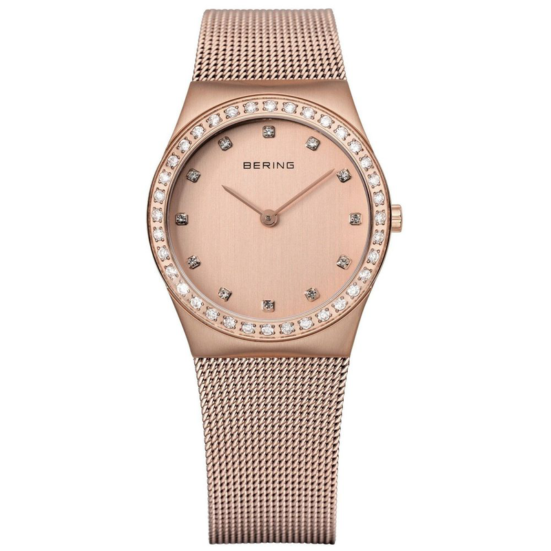 Multicolor stainless steel dress watch-null