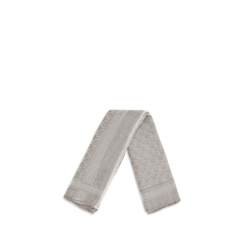 Beige lamb ovis aries aries scarf-null