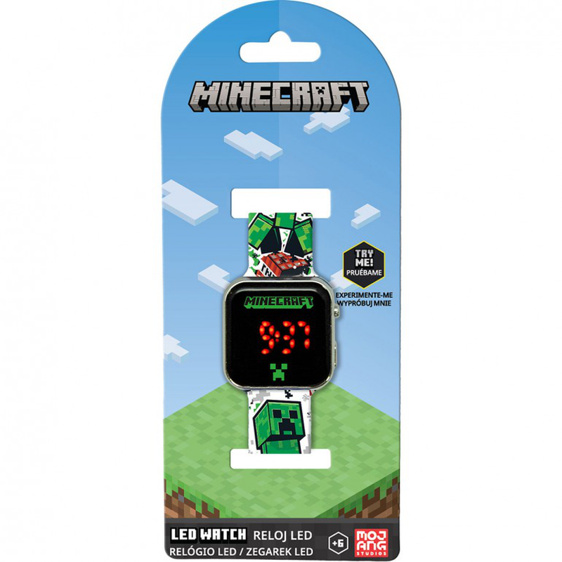 Product image: Minecraft creeper led kids watch-null