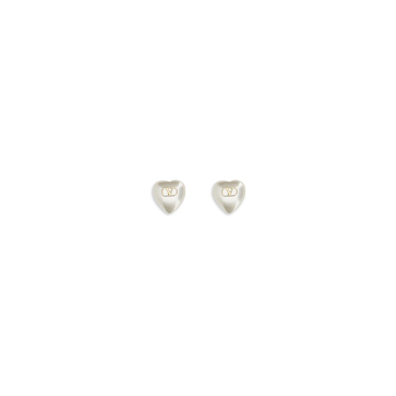 Gold brass earrings-null