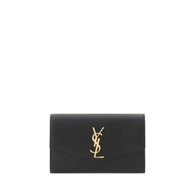 Black calf leather bos taurus clutch bag-null
