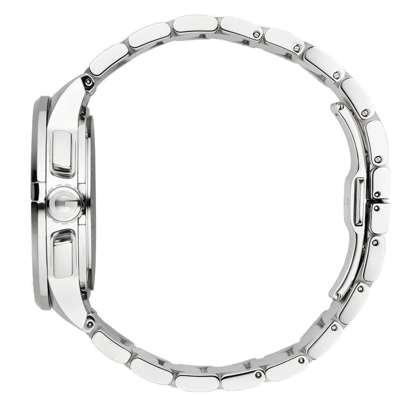 Gray stainless steel dress watch-null