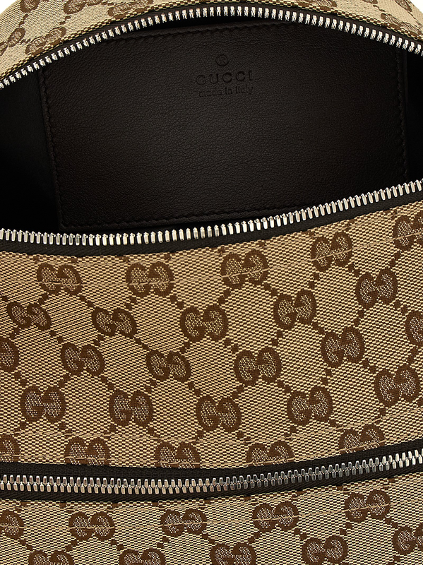 Beige polyester crossbody bag-null
