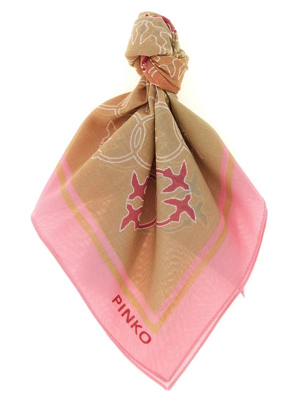 Multicolor cotton scarf-null