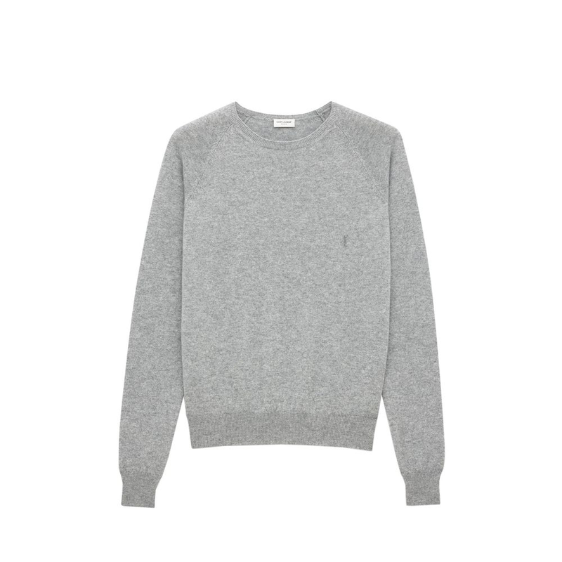Gray cashmere sweater-null