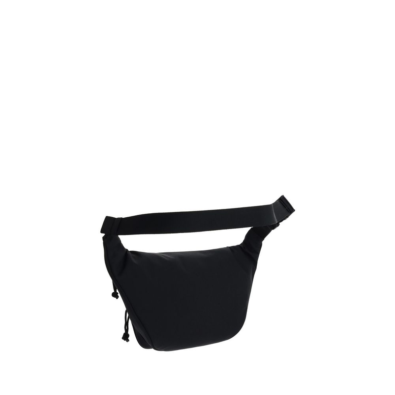 Black polyester clutch bag-null
