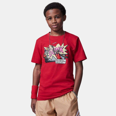 Jordan kids jdb Air jordan comics dunk ss, Gym Red, medium