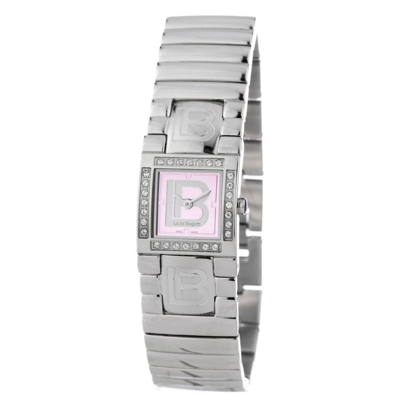 Silver stainless steel dress watch-null