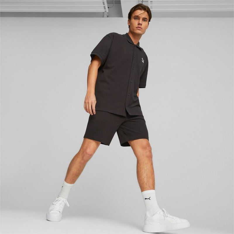 Classic pique mens shirts-null