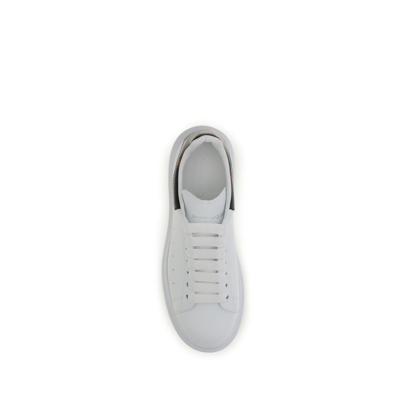 White calf leather bos taurus low top sneakers-null