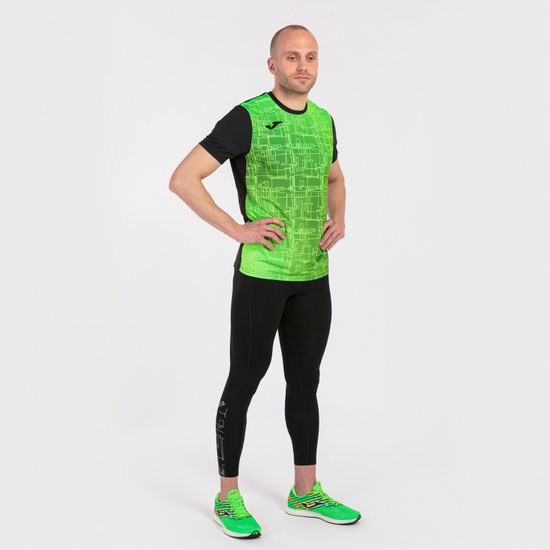 Elite vIII short sleeve t-shirt black fluor green-null