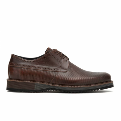 Lace ups shoes brown, Brown, medium