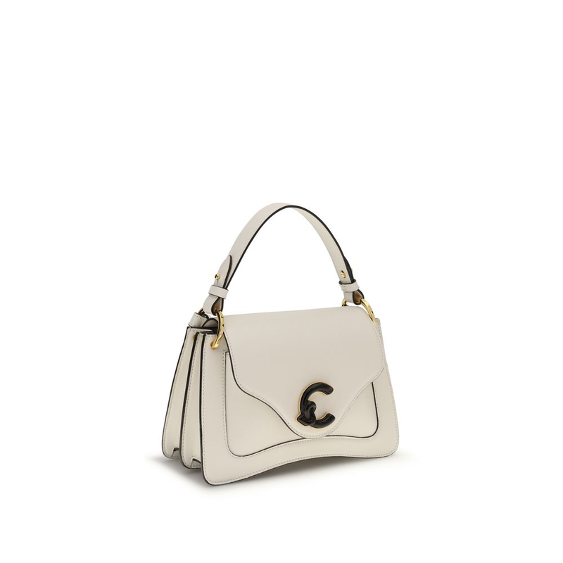 Beige calf leather bos taurus shoulder bag-null