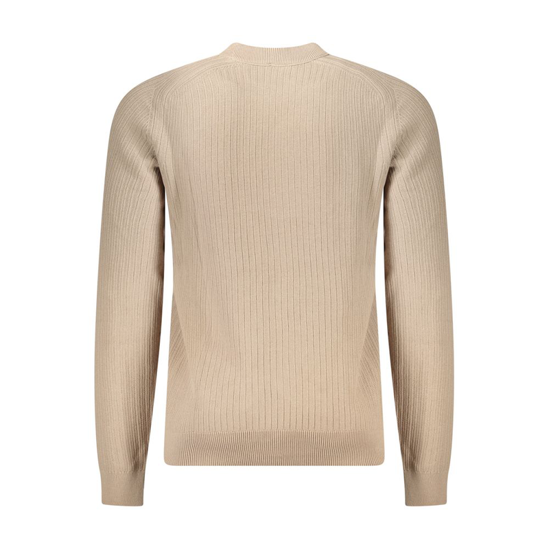 Beige cotton men sweater-null