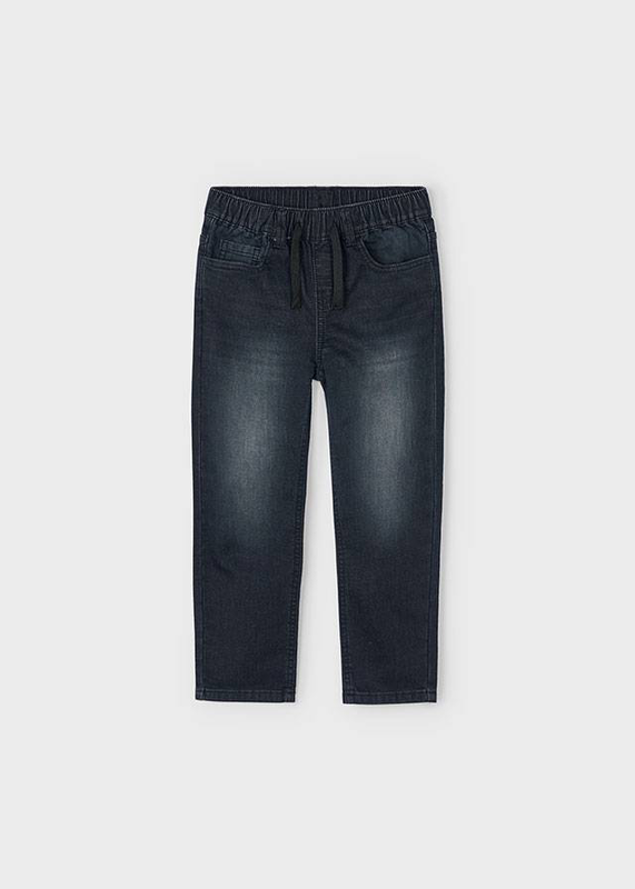 &Pi;&alpha;&nu;&tau;&epsilon;&lambda;&omicron;&nu;&iota; soft denim jogger-null