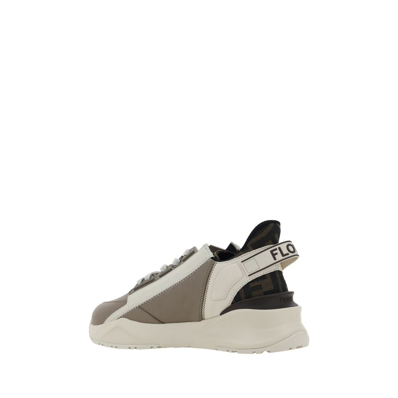 Brown calf leather bos taurus athletic sneakers-null