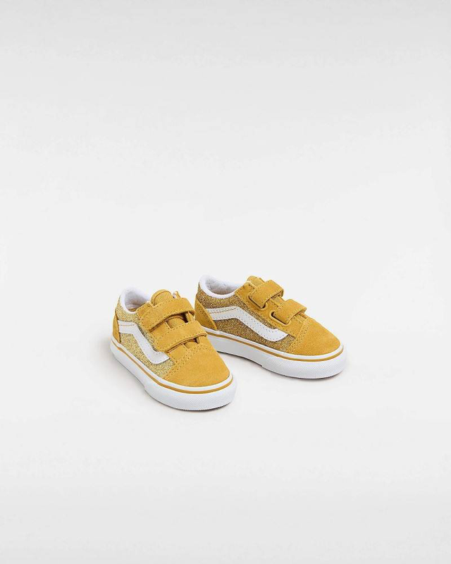 Product image: Vans toddler old skool velcro glitter shoe-null