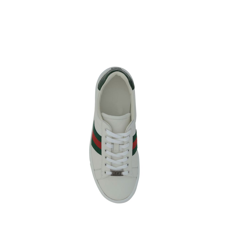 White calf leather bos taurus low top sneakers-null