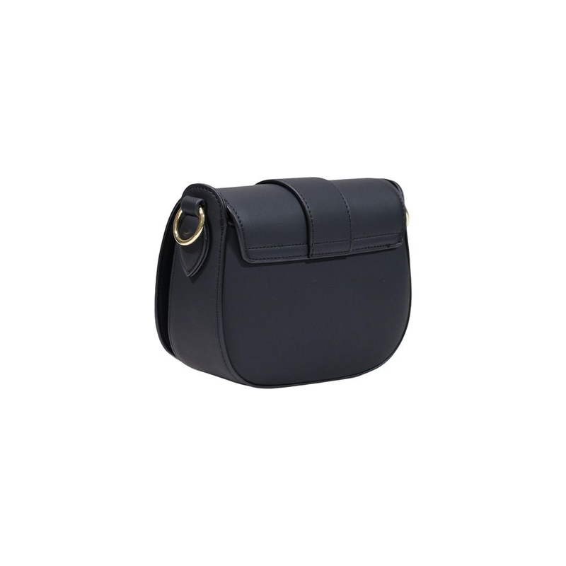 Black polyethylene handbag-null