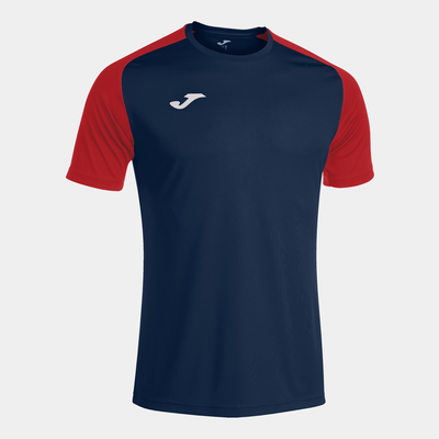 Academy iv short sleeve t-shirt navy red, Navy Red, medium