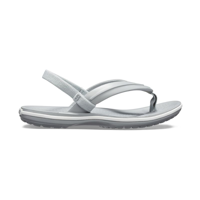 Crocs kids’ crocband™ strap flip grey, , medium