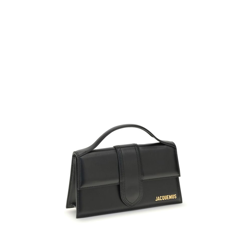 Black calf leather bos taurus handbag-null