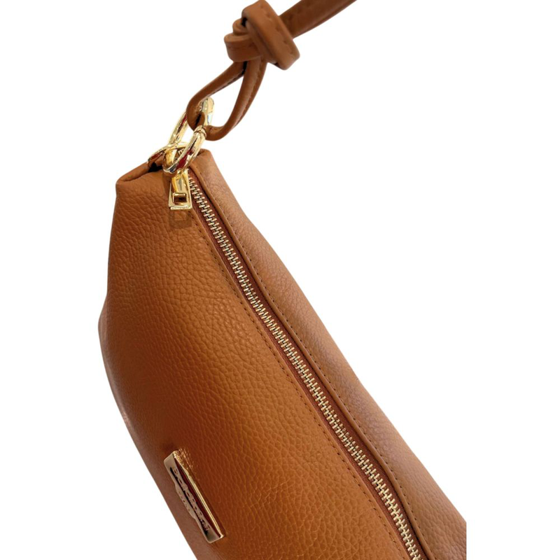 Brown leather women bag-null