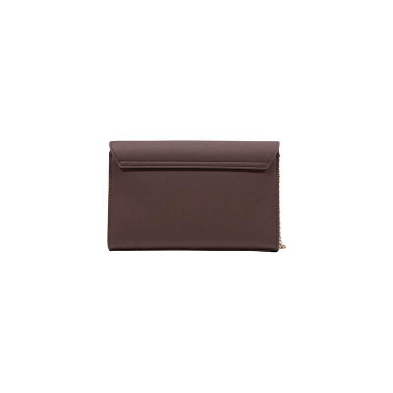 Brown polyethylene handbag-null