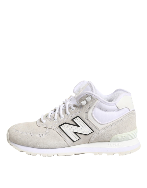 Off white suede sneakers shoes-null