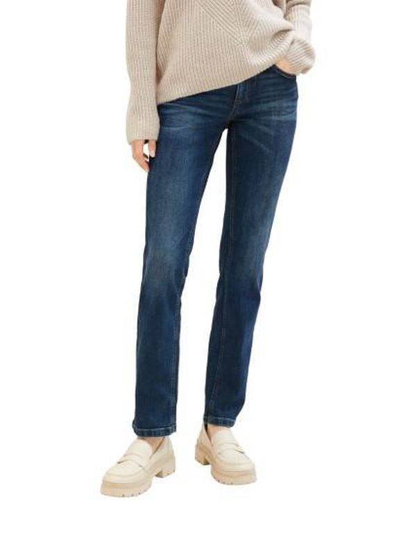 Tom tail trousers womens mid stone wash denim-null
