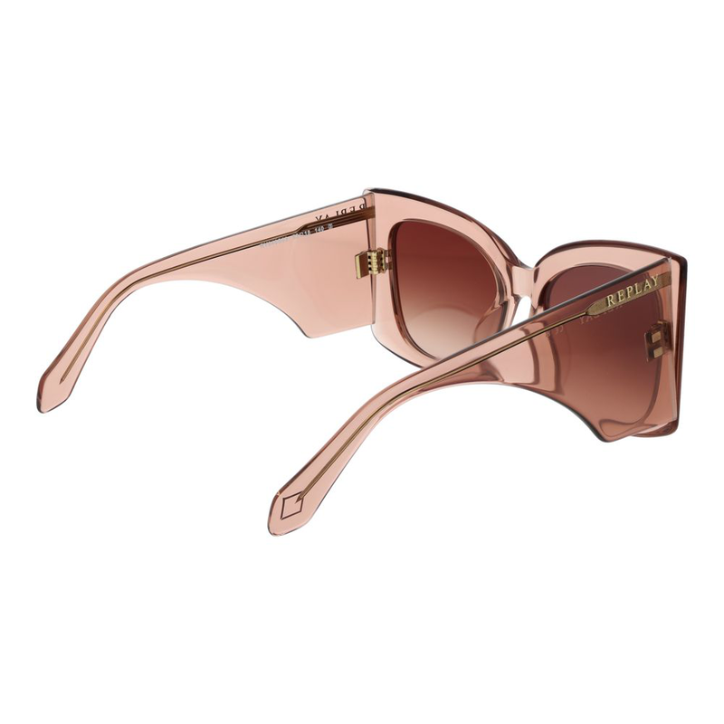 Pink plastic sunglasses-null