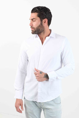 800-2324-500 shirt, White, medium