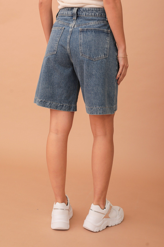 Horizon denim shorts-null