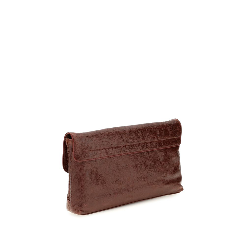 Bordeaux lamb ovis aries aries clutch bag-null