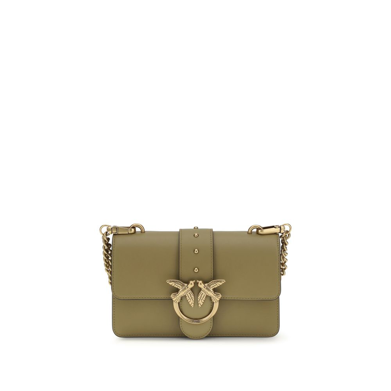Bicolor calf leather bos taurus shoulder bag-null
