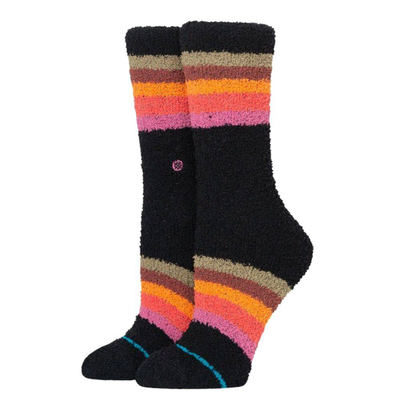 Stance just chilling crew socks, Plum, medium