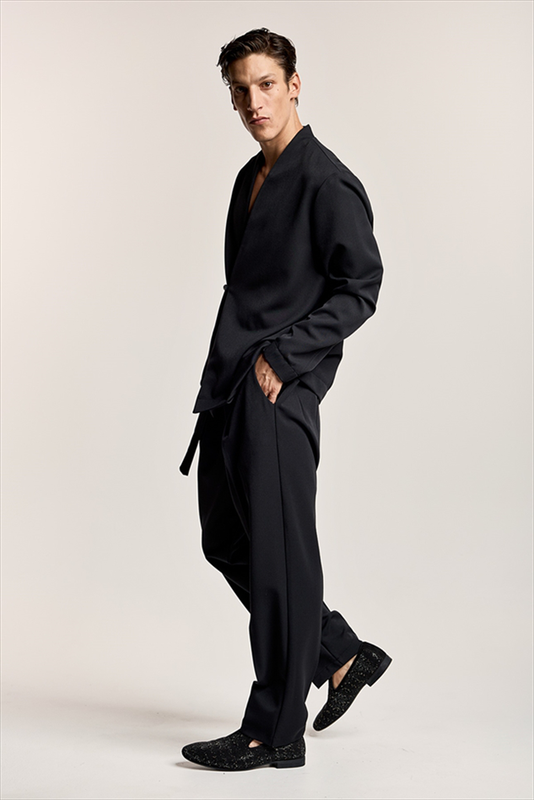 Pcoc deep v-neckline button cardigan image number null