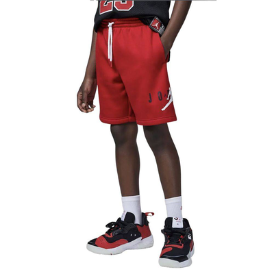 Nike jordan big kids jumpman sustainable short, Red / Black / White, medium