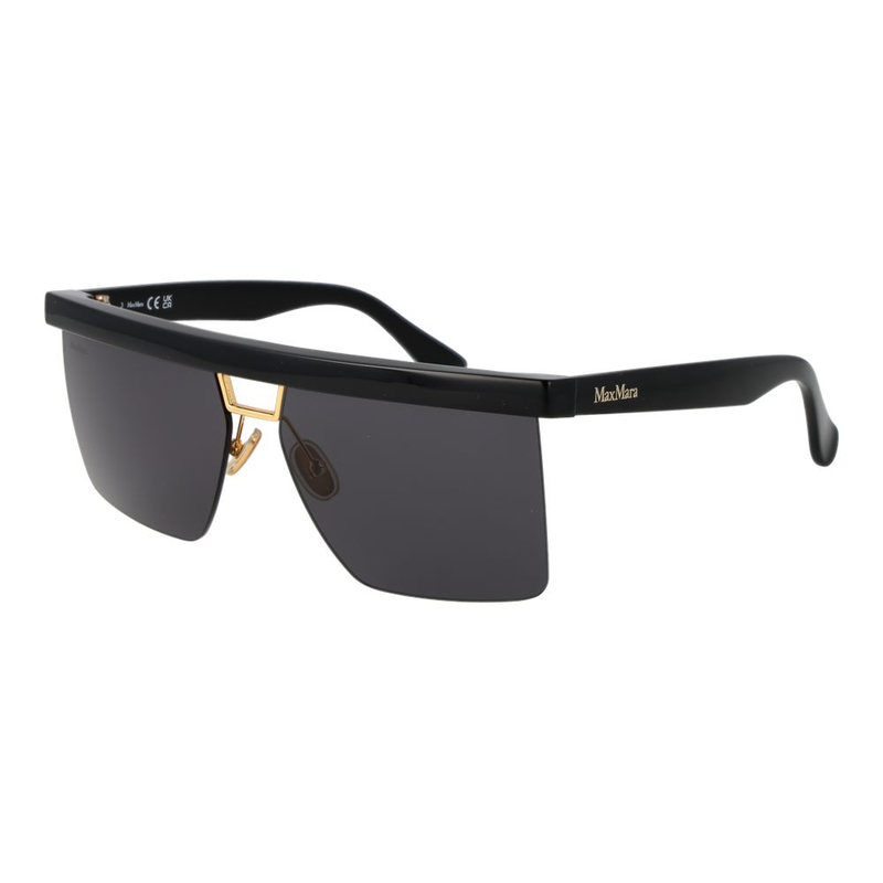 Black stainless steel sunglasses-null