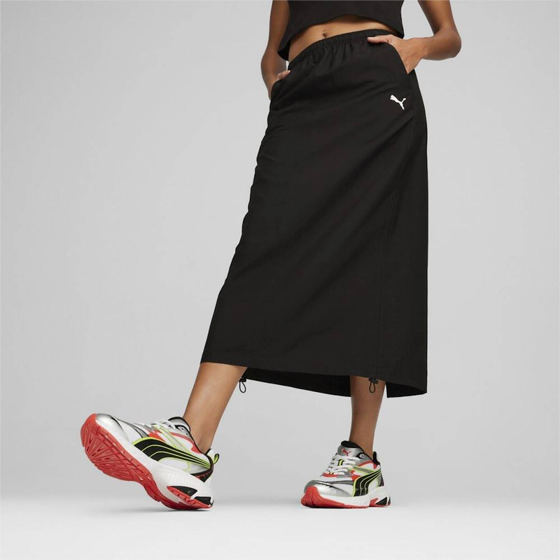 Dare to midi woven skirt image number null