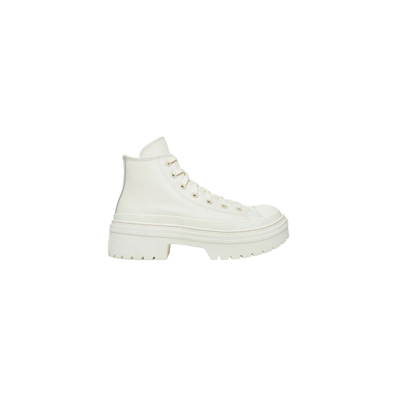 White recycled leather high heel pumps-null