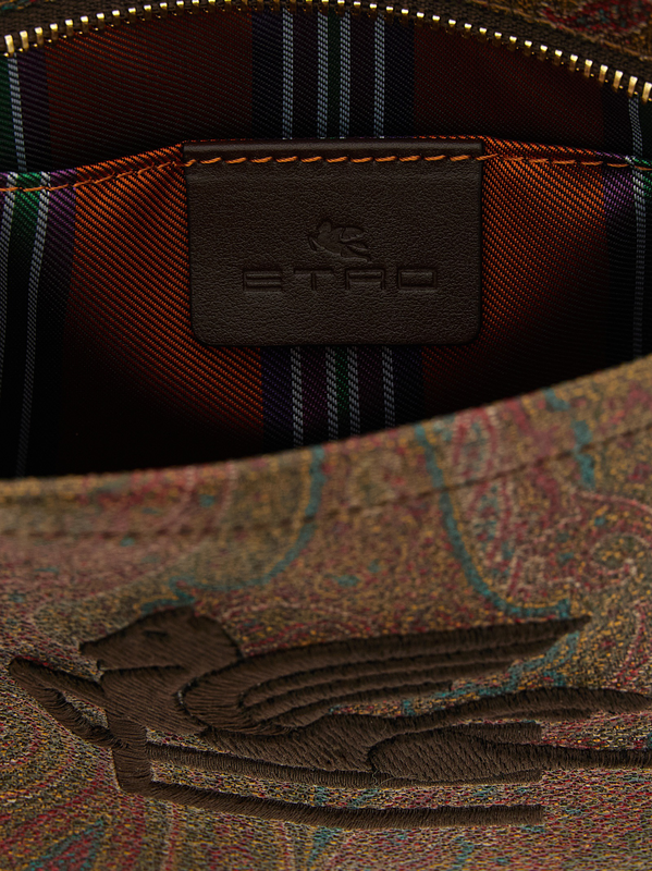 Multicolor cotton clutch bag-null