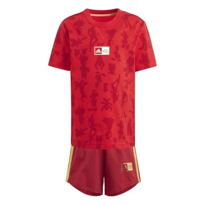 Adidas junior lk dy 100 set, Red, medium