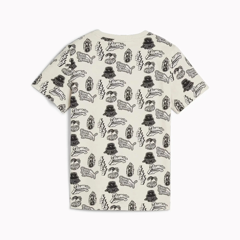 Puma kids ess+ mid 90s aop tee b image number null