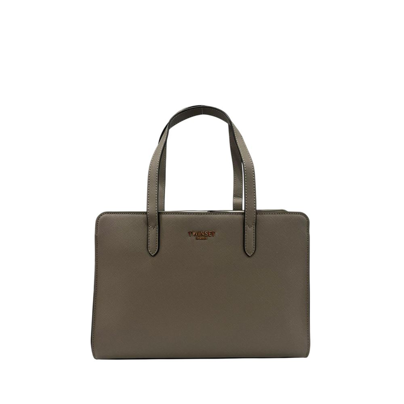 Grey pu women shoulder bag-null