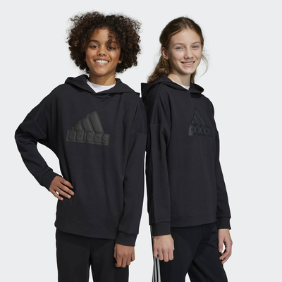Youth future icons logo hoodie, Black, medium