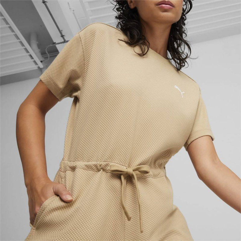 Her short jumpsuit-null