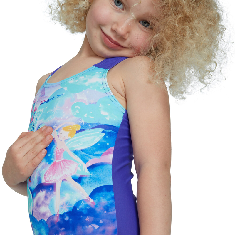 Speedo infant girls digital placement swimsuit (07970-h098) image number null